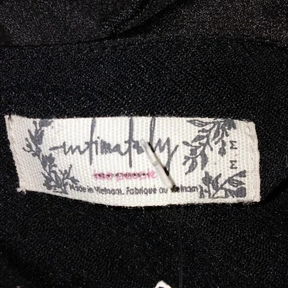 Free People Turn It On Black Sequin Satin Cami - Picture 7 of 9